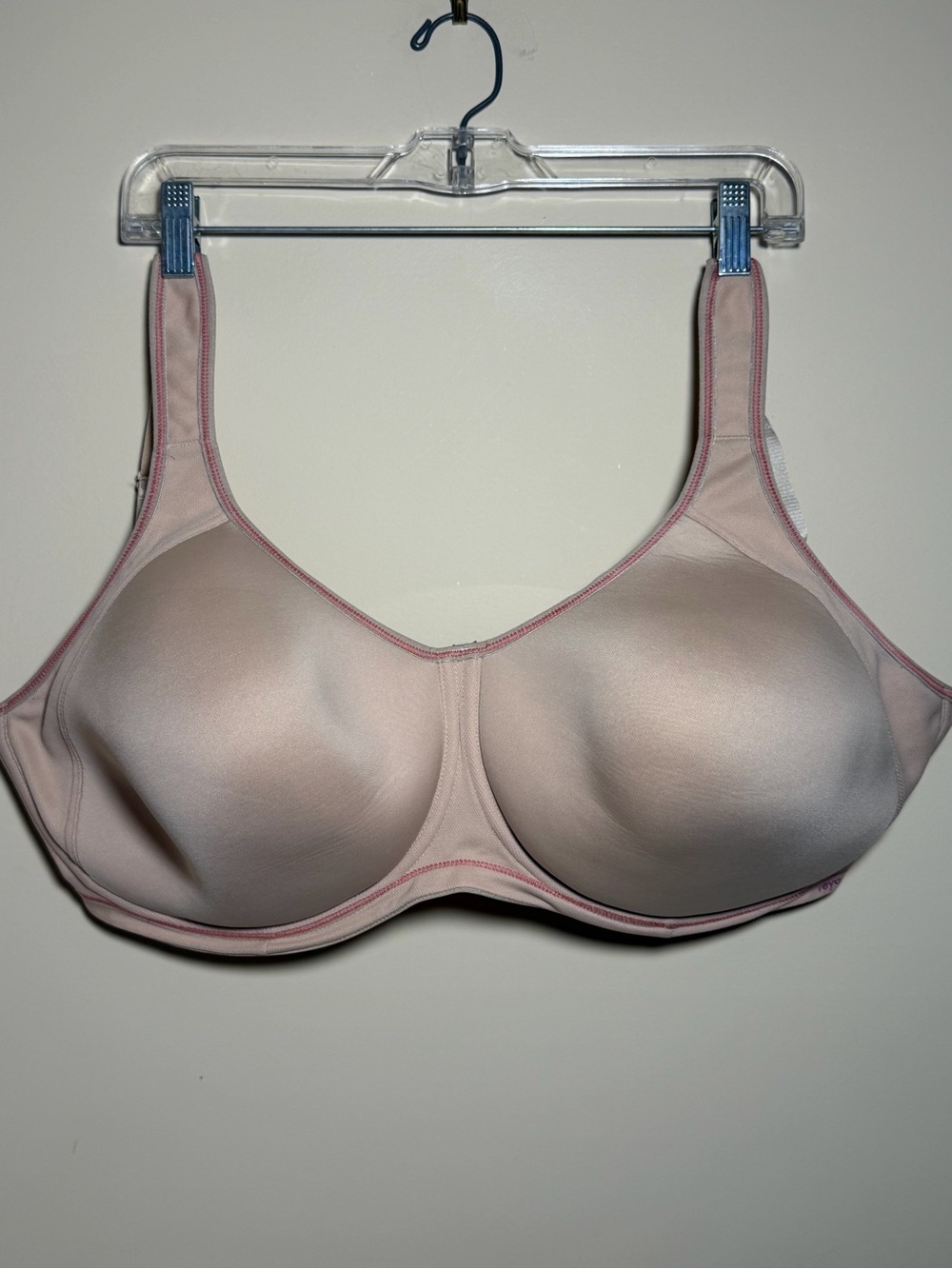 Freya Active AA4892 Underwire Molded Sports Bra Nude Pink Trim UK 38GG / 38J